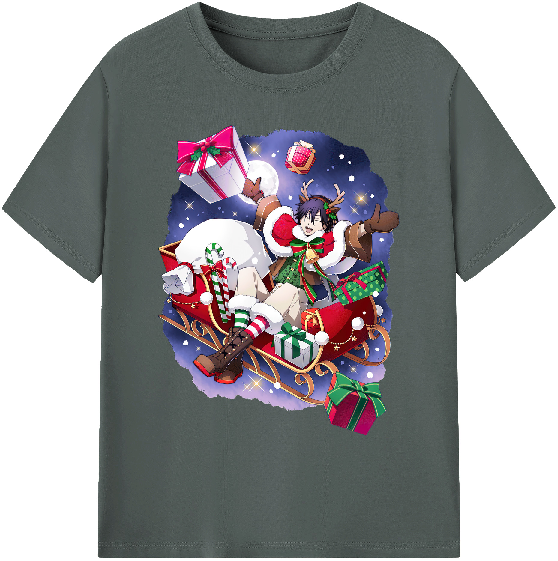 （画像用） 文豪ストレイドッグス Bungo Stray Dogs 綿100％ メンズ半袖Tシャツ｜肌触りやわらか＆通気性